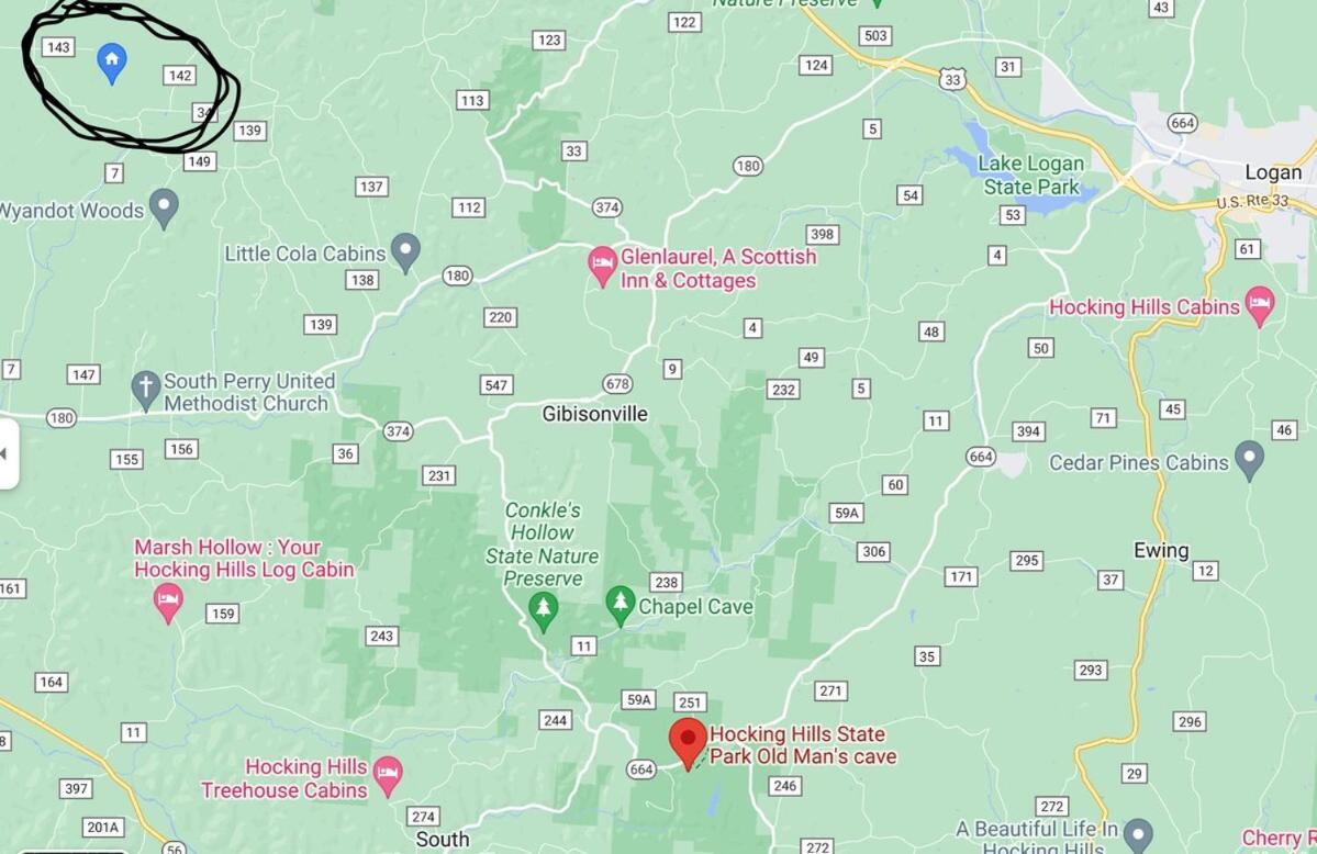 Holiday home Trillium Ridge, Hocking Hills Area, 2 Bedroom, 3 Beds Rockbridge